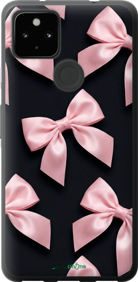 2D пластиковий чехол Coquette Ribbons Dark Coquette для Google Pixel 5A - 6767t-2286 изображение 