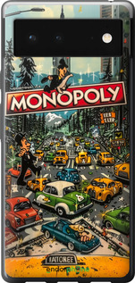 Силіконовий чехол Міський драйв Monopoly для Google Pixel 6 - 6088u-2364 изображение 