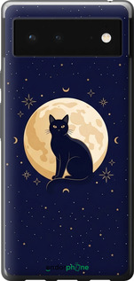 Силиконовый чехол Cute Cat Celestial/Witchy для Google Pixel 6 - 6787u-2364 изображение 