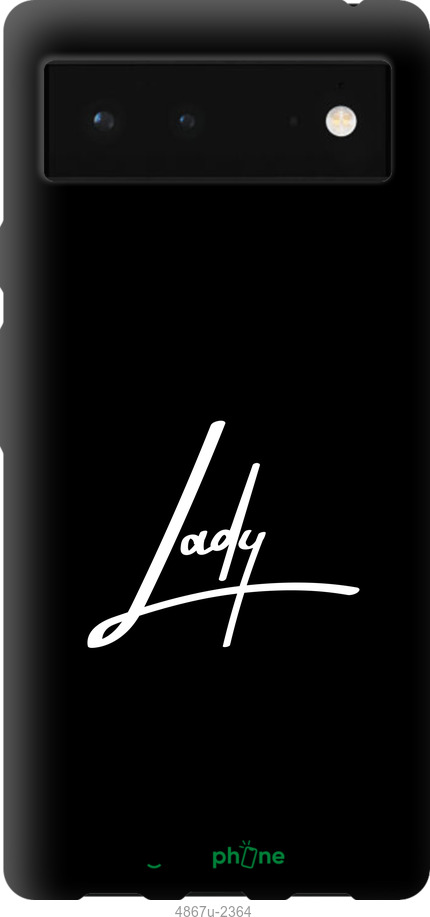 Силиконовый чехол Lady 2 для Google Pixel 6 - 4867u-2364 изображение 
