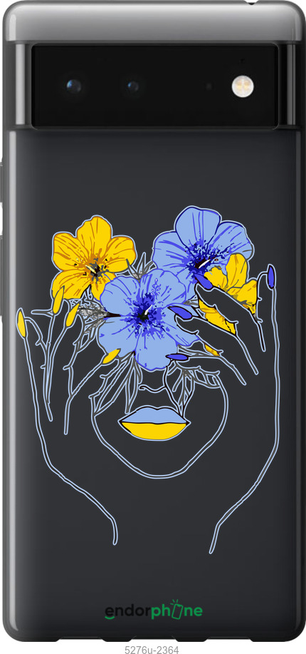 Силиконовый чехол Девушка v4 для Google Pixel 6 - 5276u-2364 изображение 