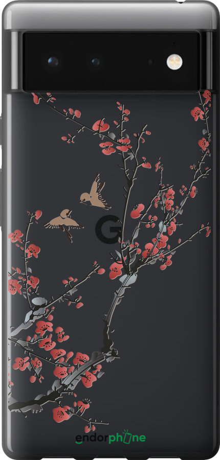 Силиконовый чехол Сакура v2 для Google Pixel 6 - 5538u-2364 изображение 