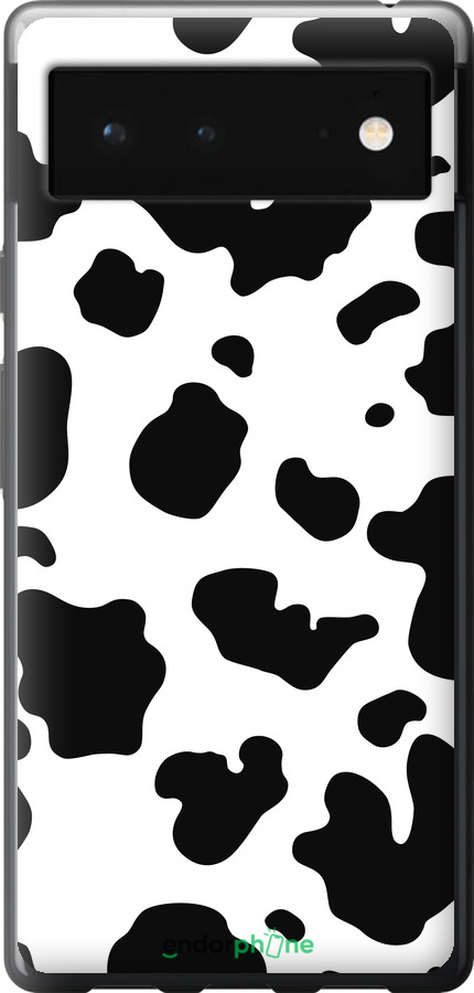 Силиконовый чехол Шкура коровы для Google Pixel 6 - 5576u-2364 изображение 