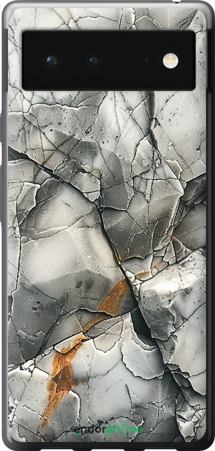 Силіконовий чехол Сірий мармур для Google Pixel 6 - 6041u-2364 изображение 
