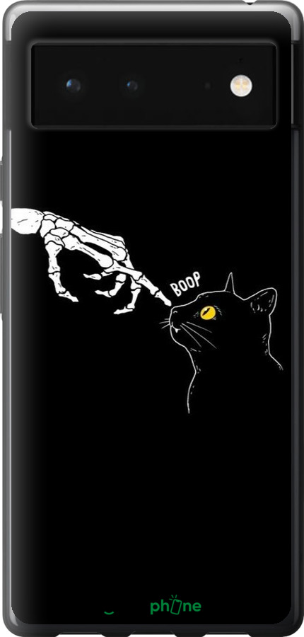 Силіконовий чехол Кішка для Google Pixel 6 - 6505u-2364 изображение 