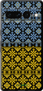TPU чехол Жовто-блакитна вишиванка для Google Pixel 7 Pro - 1169b-3031 изображение 