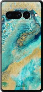 TPU чехол Green marble для Google Pixel 7 Pro - 4365b-3031 изображение 