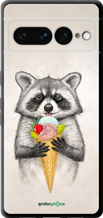 TPU чехол Енотик с мороженым для Google Pixel 7 Pro - 4602b-3031 изображение 