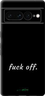 TPU чехол Fuck off для Google Pixel 7 Pro - 4731b-3031 изображение 