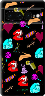 TPU чехол stickers для Google Pixel 7 Pro - 4757b-3031 изображение 