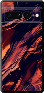 TPU чехол Чорно-помаранчева абстракція для Google Pixel 7 Pro - 5340b-3031 изображение 