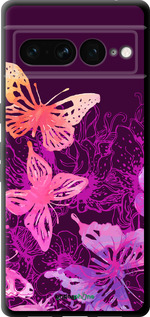 TPU чехол Бабочки v2 для Google Pixel 7 Pro - 5475b-3031 изображение 