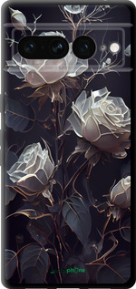 TPU чехол Розы 2 для Google Pixel 7 Pro - 5550b-3031 изображение 