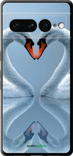 TPU чехол Лебеди для Google Pixel 7 Pro - 6007b-3031 изображение 
