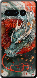 TPU чехол Стихія вогню для Google Pixel 7 Pro - 6101b-3031 изображение 