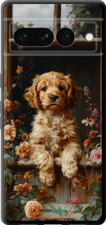 TPU чехол Щенок cocker spaniel для Google Pixel 7 Pro - 6136b-3031 изображение 