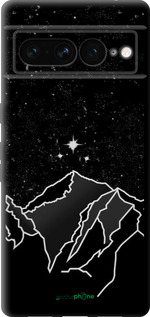 TPU чехол Минималистический горный пейзаж для Google Pixel 7 Pro - 6438b-3031 изображение 