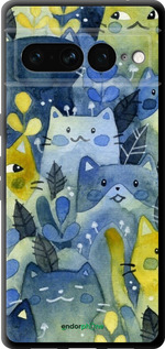 TPU чехол Із зображенням котячого лісу для Google Pixel 7 Pro - 6447b-3031 изображение 