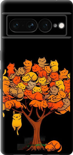 TPU чехол Дерево та котики для Google Pixel 7 Pro - 6516b-3031 изображение 