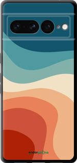 TPU чехол У стилі ретро з хвилями для Google Pixel 7 Pro - 6531b-3031 изображение 