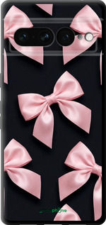 TPU чехол Coquette Ribbons Dark Coquette для Google Pixel 7 Pro - 6767b-3031 изображение 