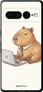 TPU чехол Funny Capybara CEO Working для Google Pixel 7 Pro - 6777b-3031 изображение 