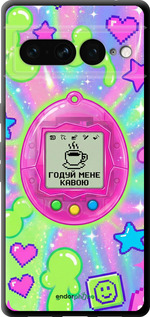 TPU чехол Y2K Aesthetic Retro Pet: Годуй мене кавою для Google Pixel 7 Pro - 6784b-3031 изображение 