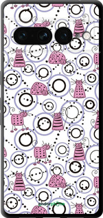 TPU чехол Кумедні коти для Google Pixel 7 Pro - 907b-3031 изображение 