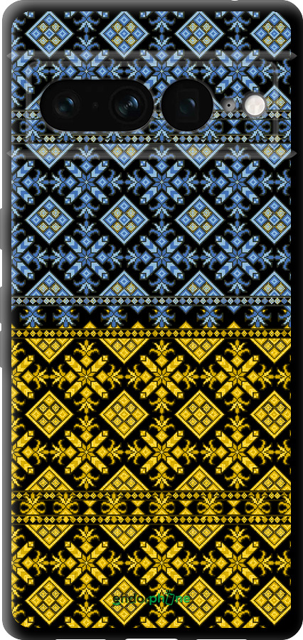 TPU чехол Жовто-блакитна вишиванка для Google Pixel 7 Pro - 1169b-3031 изображение 