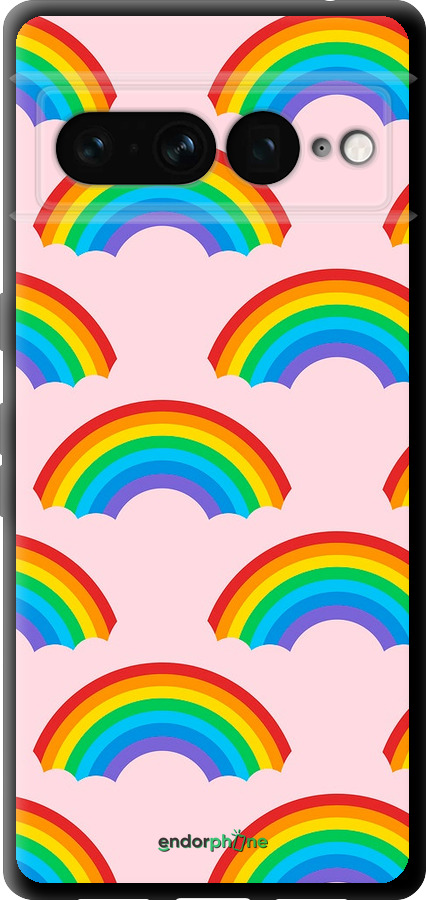 TPU чехол Rainbows для Google Pixel 7 Pro - 4478b-3031 изображение 