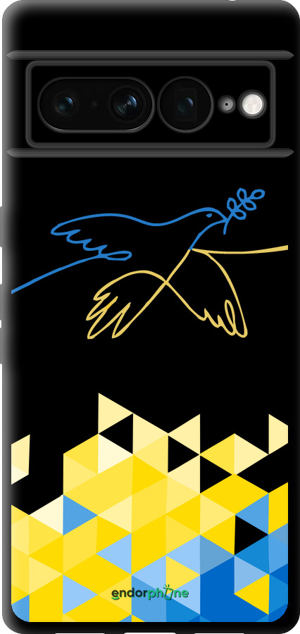 TPU чехол Птиця миру  для Google Pixel 7 Pro - 5231b-3031 изображение 