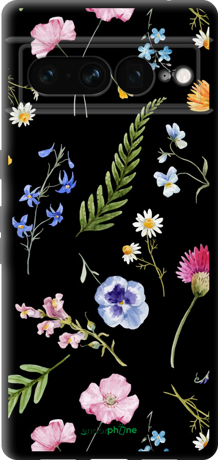 TPU чехол Квітковий фон v2 для Google Pixel 7 Pro - 5472b-3031 изображение 