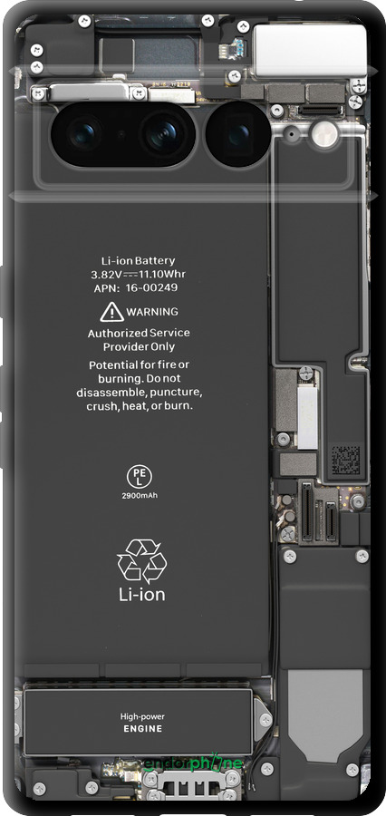TPU чехол Детали смартфона для Google Pixel 7 Pro - 5487b-3031 изображение 
