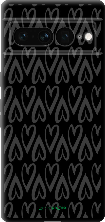 TPU чехол Серця v2 для Google Pixel 7 Pro - 5497b-3031 изображение 