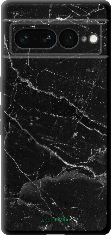 TPU чехол Чорний мармур v2 для Google Pixel 7 Pro - 5568b-3031 изображение 