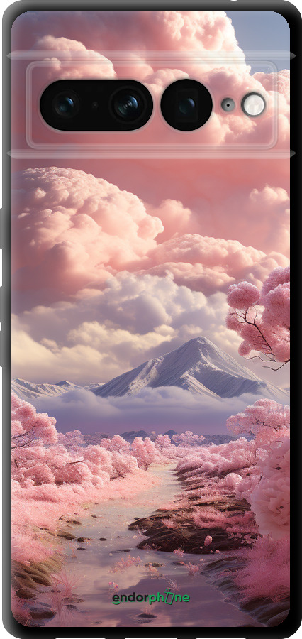 TPU чехол Рожеві хмари для Google Pixel 7 Pro - 5660b-3031 изображение 