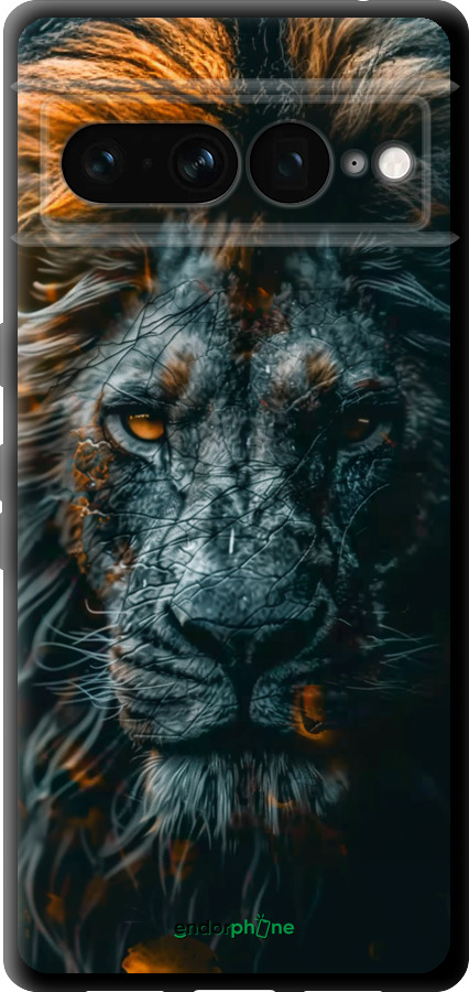 TPU чехол Лев в сумерках для Google Pixel 7 Pro - 6154b-3031 изображение 