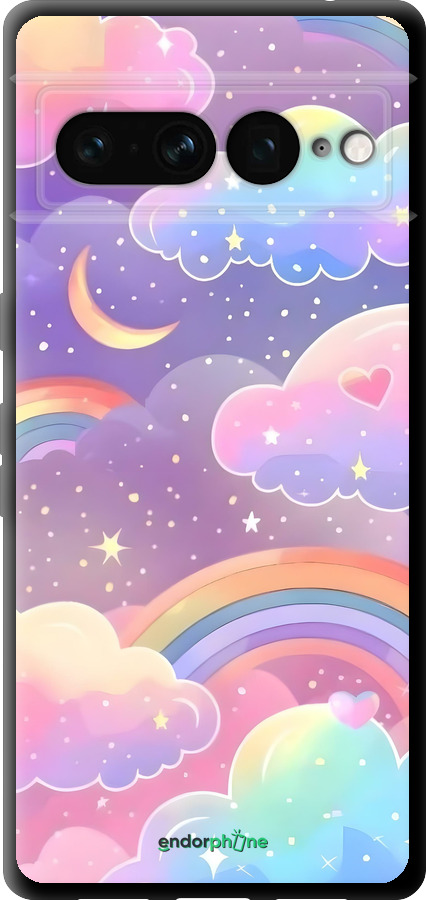 TPU чехол Хмари та веселка для Google Pixel 7 Pro - 6312b-3031 изображение 