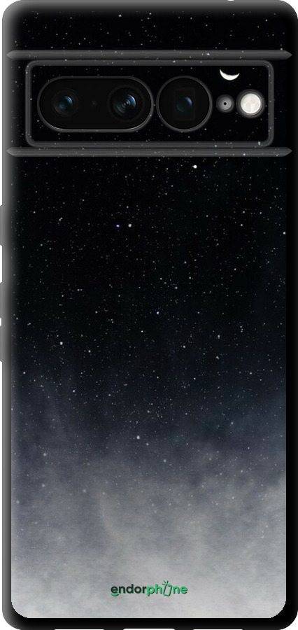 TPU чехол Голубые облака, Голубая луна для Google Pixel 7 Pro - 6396b-3031 изображение 
