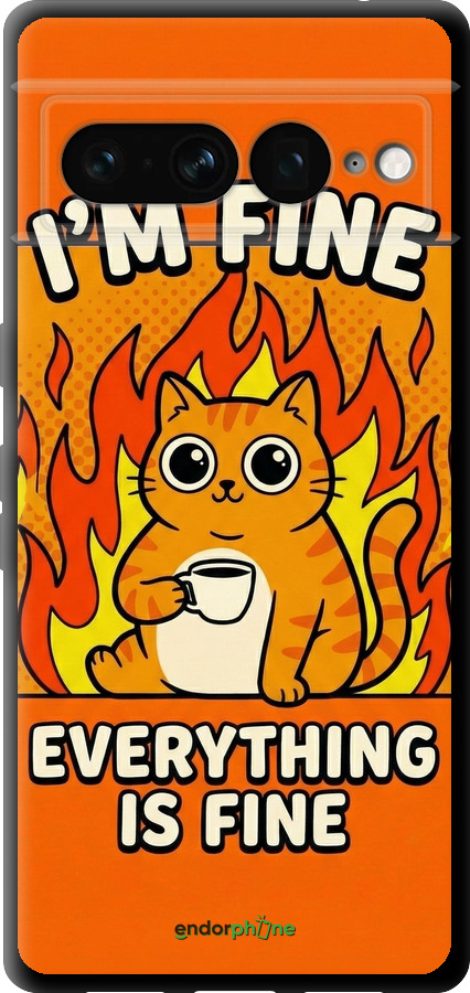 TPU чехол Funny Cat для Google Pixel 7 Pro - 6786b-3031 изображение 