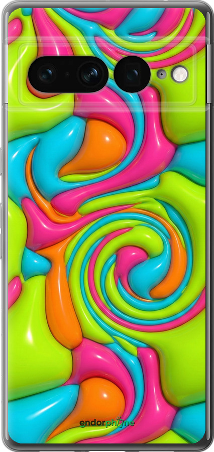 Силиконовый чехол Y2K Jelly Dream для Google Pixel 7 Pro - 6780u-3031 изображение 