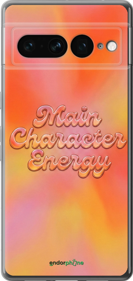 Силиконовый чехол Aura Gradient Main Character Energy Aesthetic Y2K для Google Pixel 7 Pro - 6783u-3031 изображение 