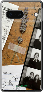 Силиконовый чехол 'Aesthetic Scrapbook Collage' для Google Pixel 7 изображение 5