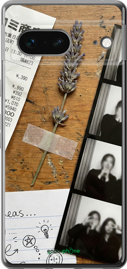 Силиконовый чехол Aesthetic Scrapbook Collage для Google Pixel 7 - 6773u-2839 изображение 