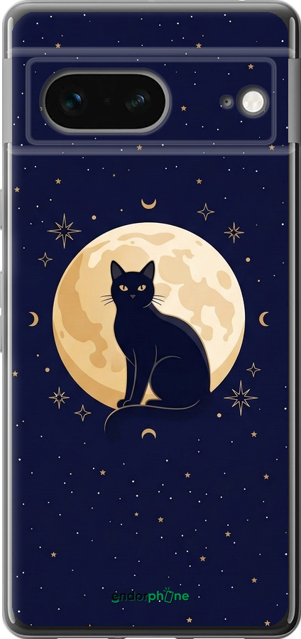 Силиконовый чехол Cute Cat Celestial/Witchy для Google Pixel 7 - 6787u-2839 изображение 