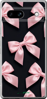 Силиконовый чехол Coquette Ribbons Dark Coquette для Google Pixel 7a - 6767u-3048 изображение 
