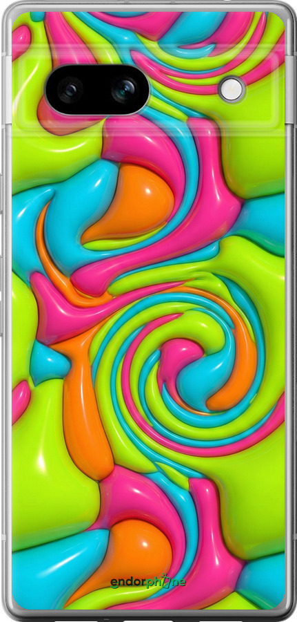 Силиконовый чехол Y2K Jelly Dream для Google Pixel 7a - 6780u-3048 изображение 