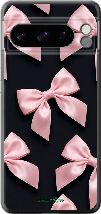 Силиконовый чехол Coquette Ribbons Dark Coquette для Google Pixel 8 Pro - 6767u-3101 изображение 