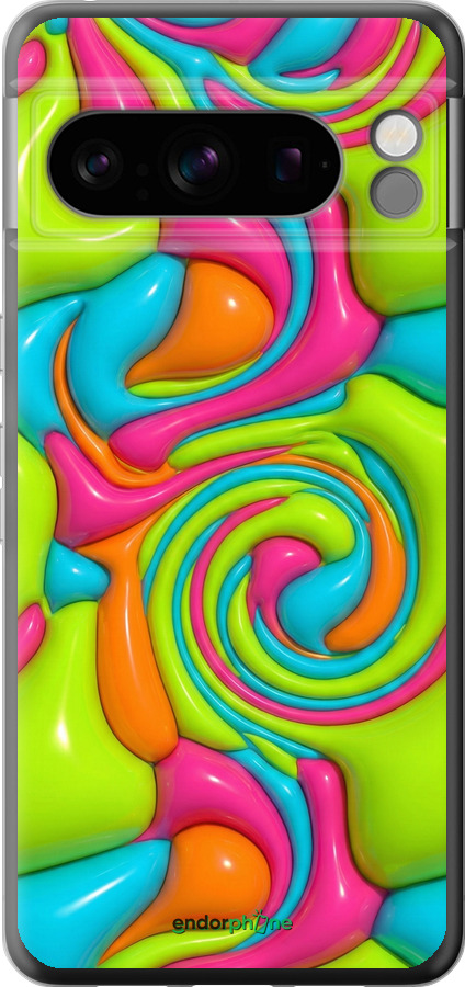 Силиконовый чехол Y2K Jelly Dream для Google Pixel 8 Pro - 6780u-3101 изображение 