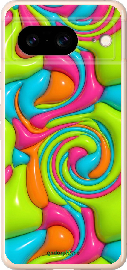 Силиконовый чехол Y2K Jelly Dream для Google Pixel 8 - 6780u-3060 изображение 